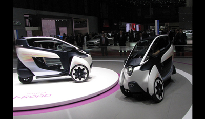 Toyota i-Road Electric Personal Mobility Vehicle Concept -expected for 2014 2